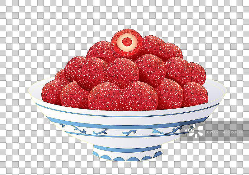 水果杨梅插画图片素材