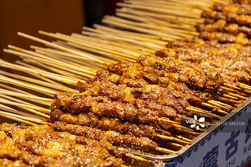 牛肉串图片素材