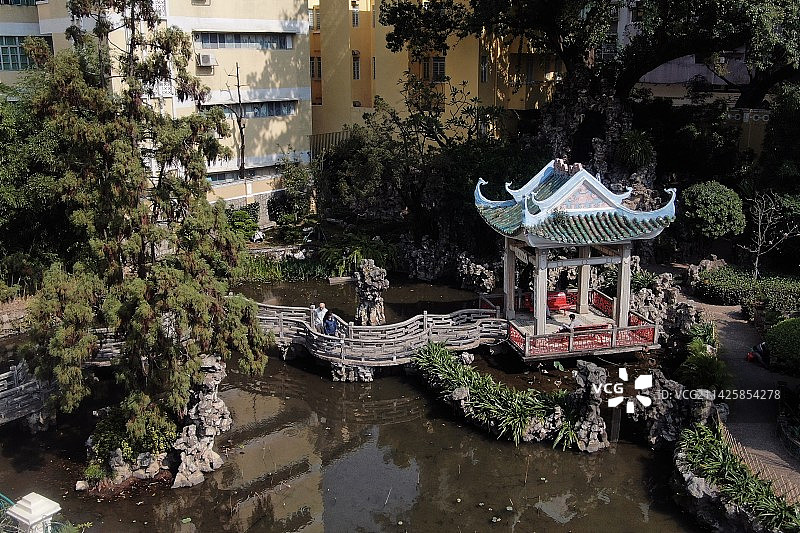 澳门卢廉若公园图片素材