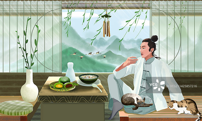寒食节2图片素材