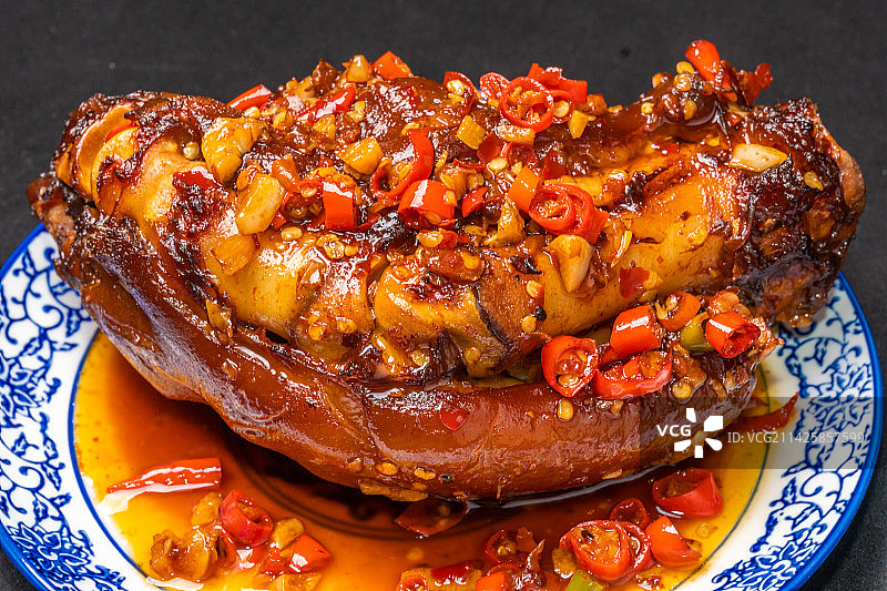餐饮美食，红烧猪蹄，红烧猪手图片素材
