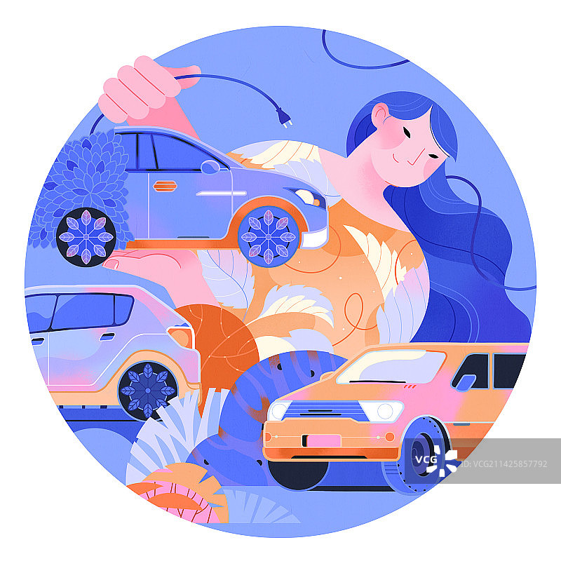 中国一直是世界领先的汽车市场之一图片素材