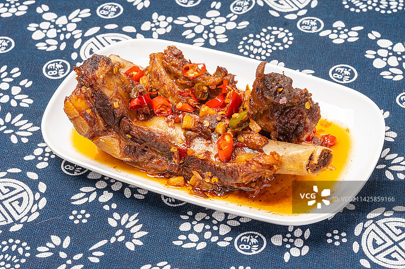 餐饮美食，红烧猪排骨图片素材