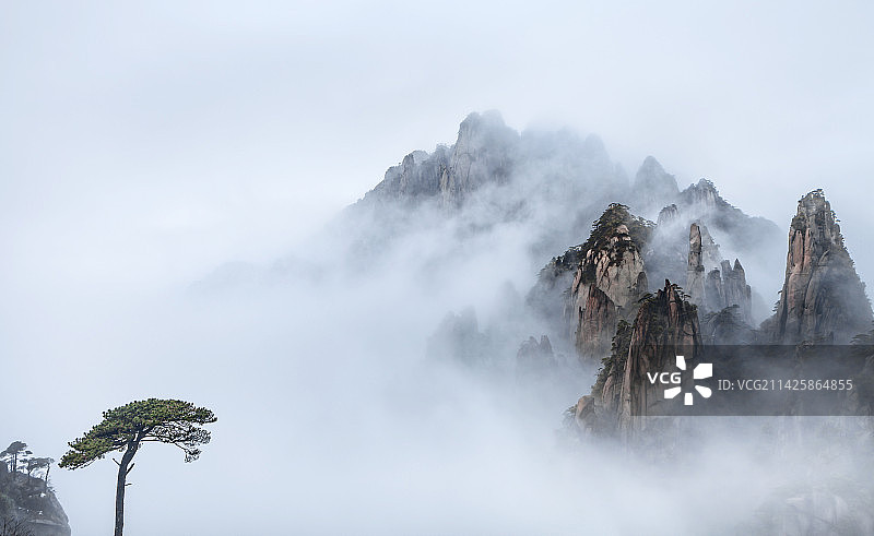 三清山天下秀图片素材