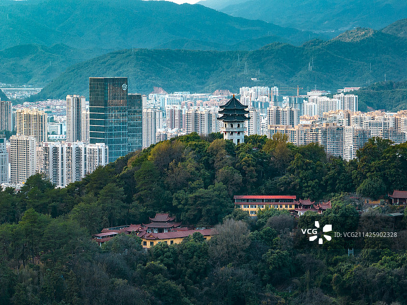 中国福建龙岩新罗区风光图片素材