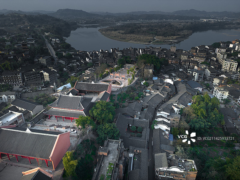 安居古城图片素材