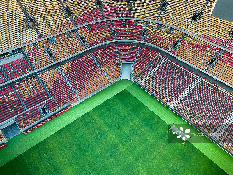 新建成的龙兴足球场图片素材