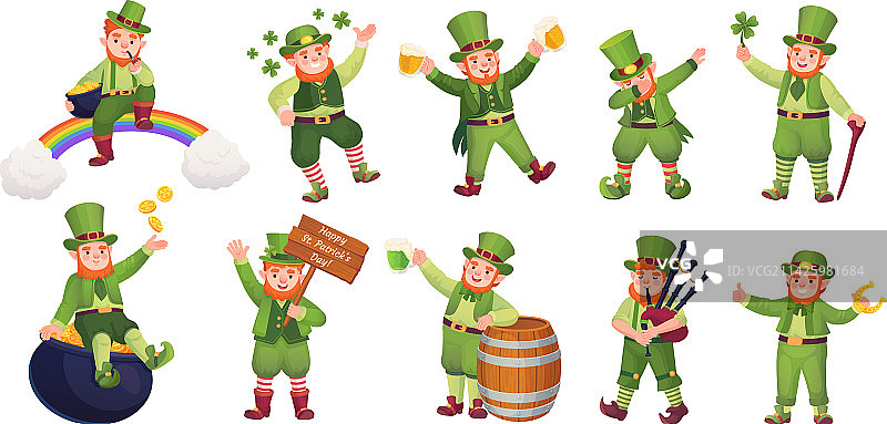 小精灵帕特里克角色派对图片素材