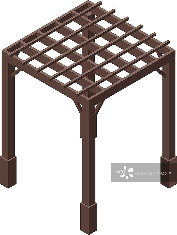 2.5D凉棚房屋图标图片素材