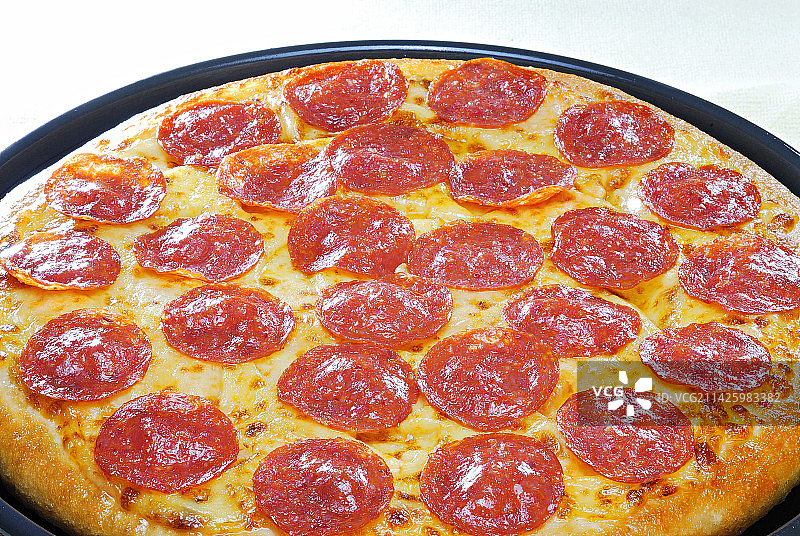 腊肠披萨图片素材