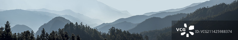 水墨哀劳山图片素材