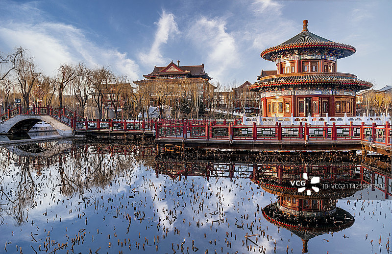 中信国安第一城冬景图片素材