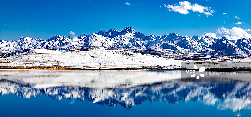 祁连雪山图片素材