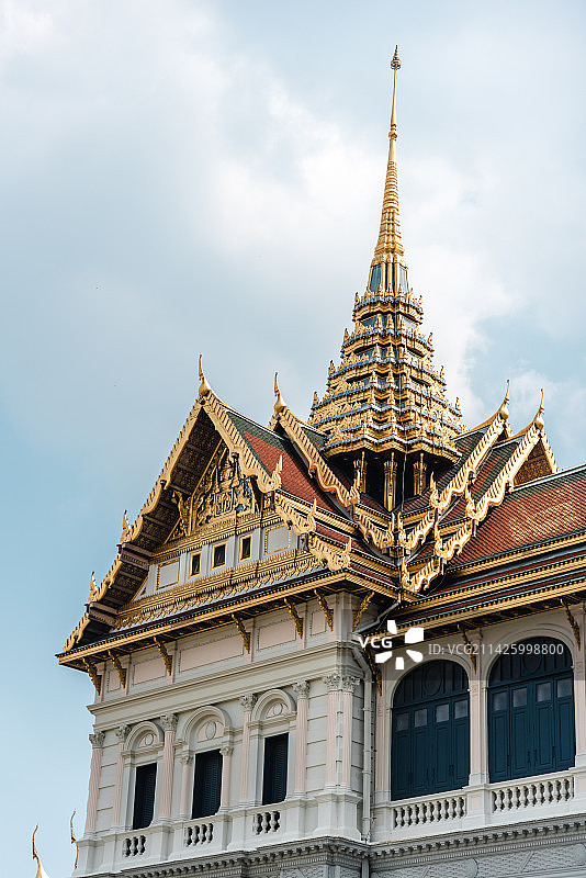 泰国曼谷大皇宫玉佛寺建筑外观图片素材