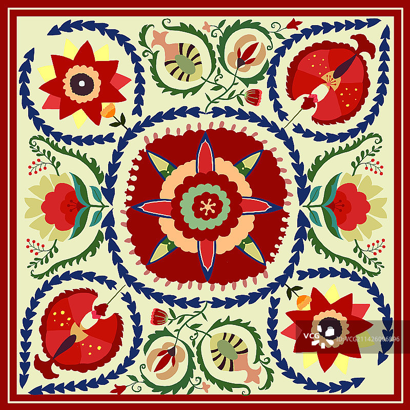 丝巾设计图案图片素材