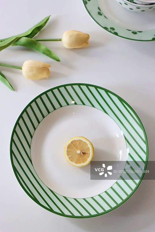 治愈系餐具图片素材