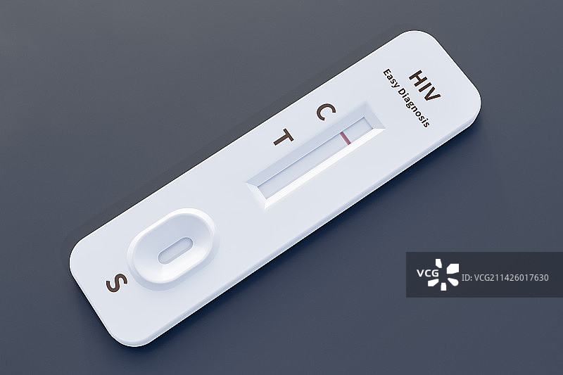 胶体金法HIV抗体检测试纸图片素材