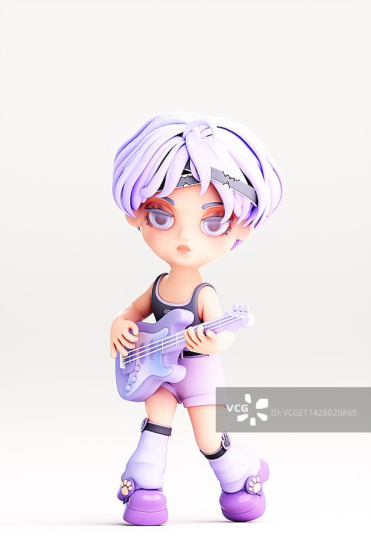 3D渲染的卡通人物图片素材