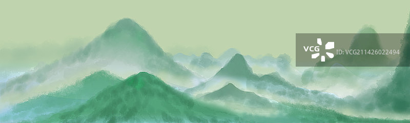 春山水图片素材