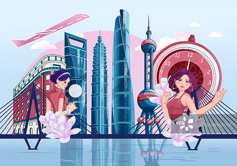 上海 地标建筑 城市图片素材