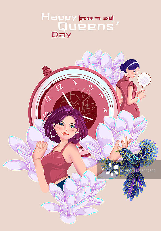 女神节 女性 时尚图片素材