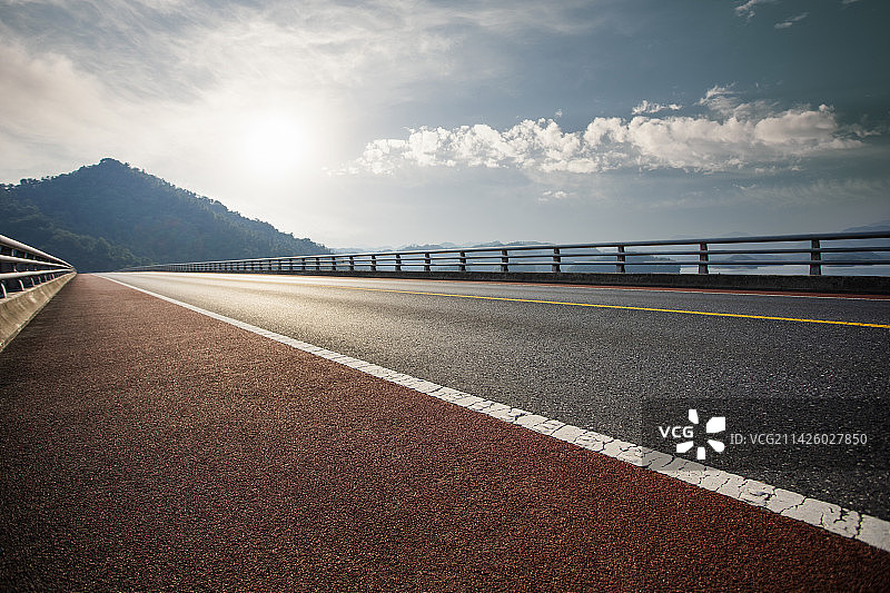 千岛湖公路美景图片素材