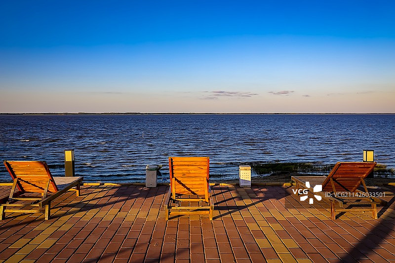 黑龙江大庆杜尔伯特连环湖图片素材