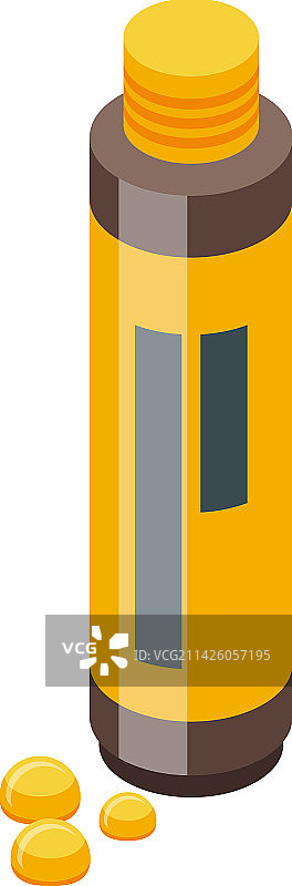 护肤凝胶霜2.5D图标图片素材