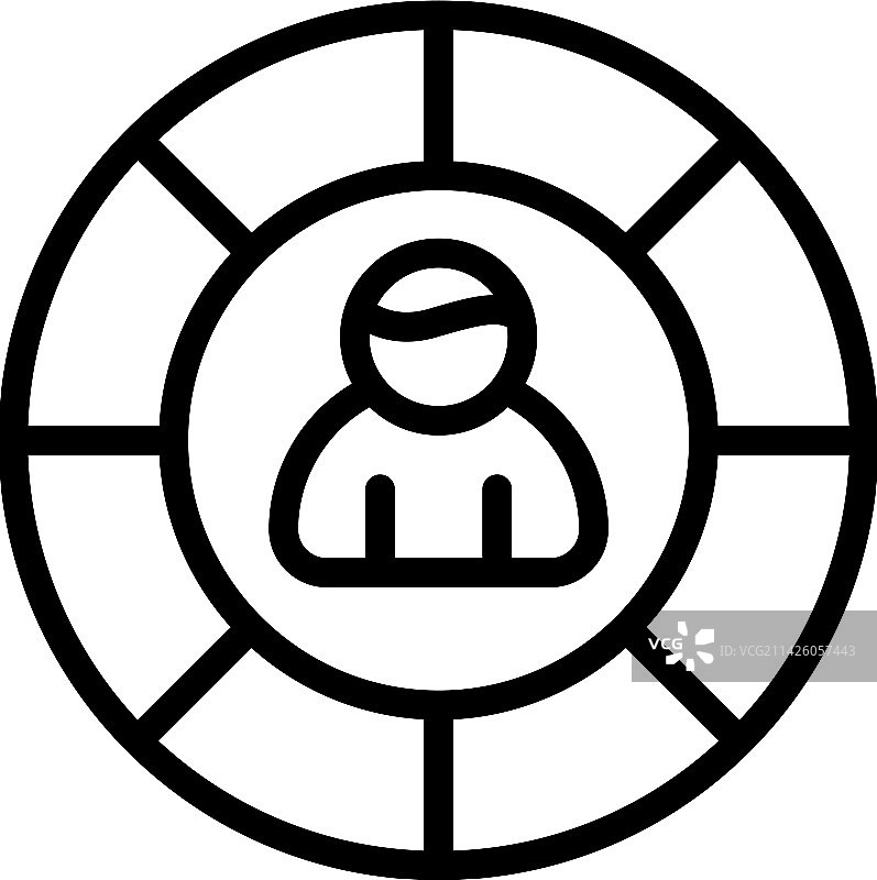 数据填充图标轮廓团队客户图片素材