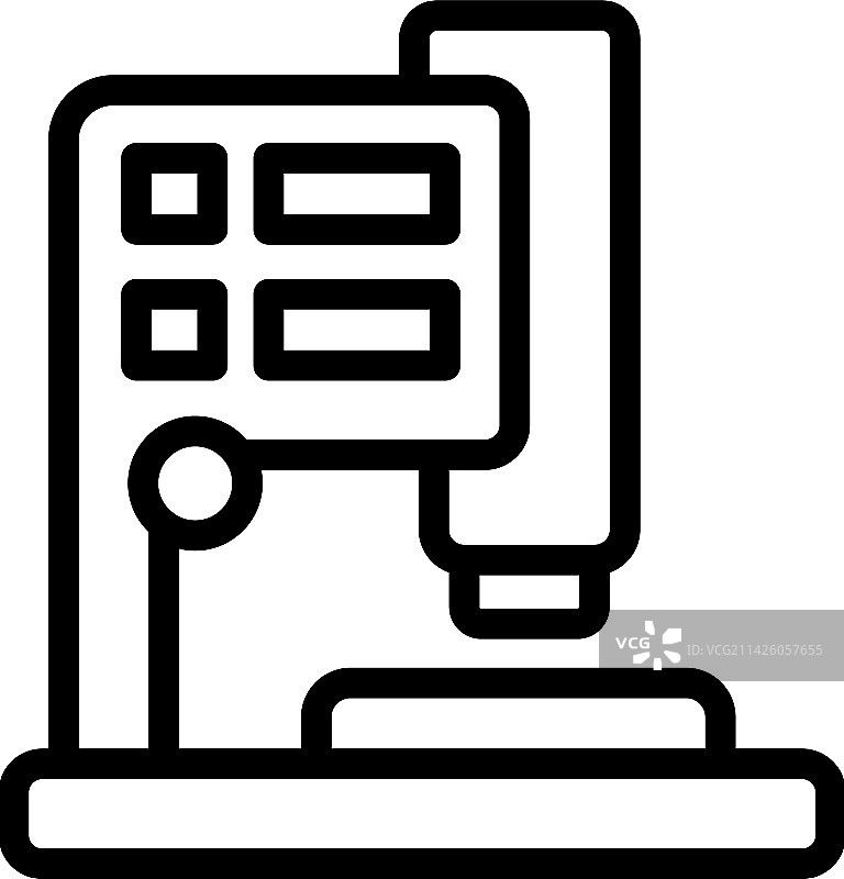 显微镜下的酶图标轮廓图片素材