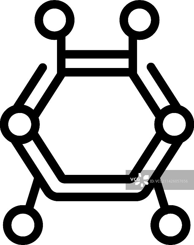 酶公式图标轮廓氨基肽图片素材