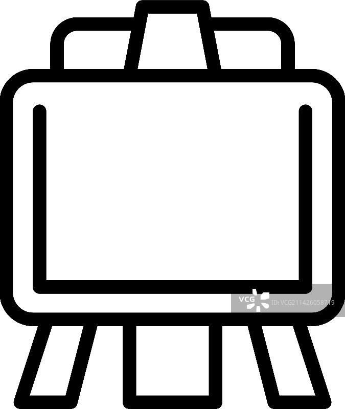 帆布图标轮廓艺术工作室图片素材