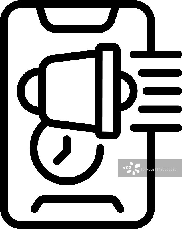 空袭警报电话图标图片素材