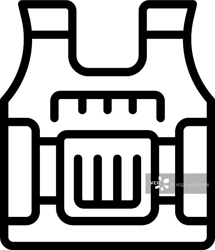 防弹背心图标图片素材