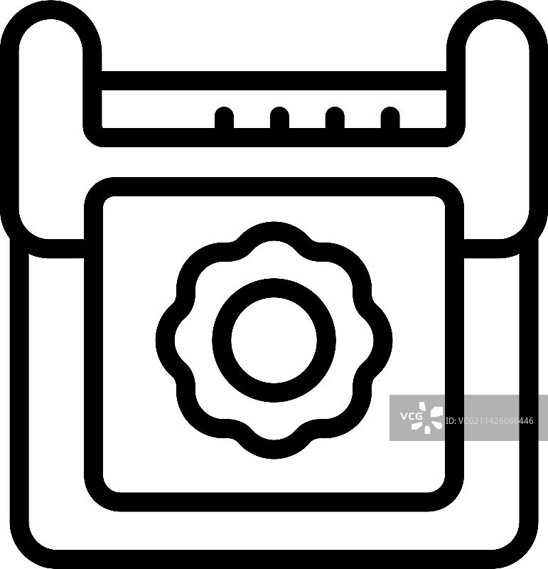 绘图仪打印机图标轮廓图片素材