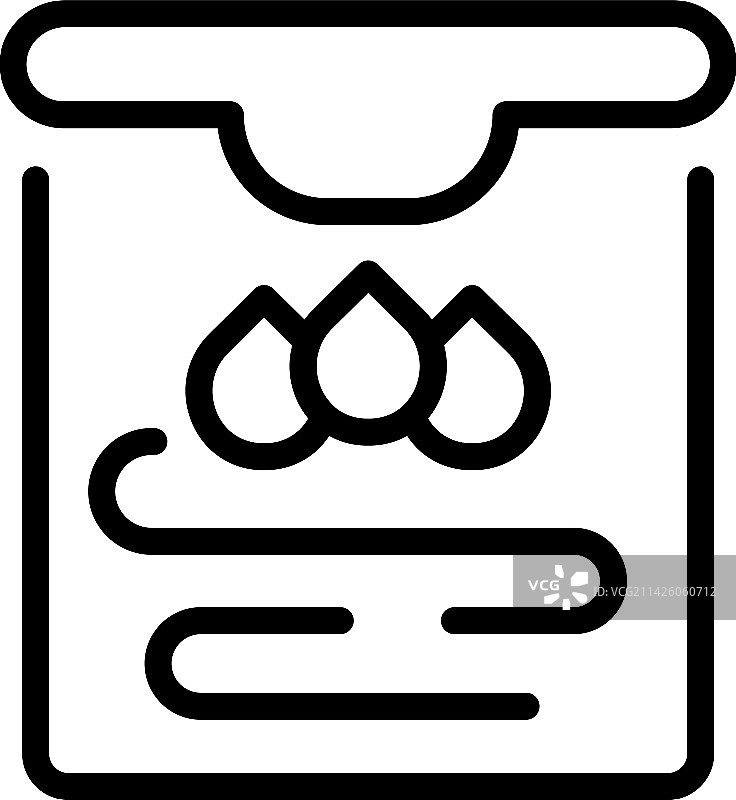 滴管绘图仪轮廓图标图片素材