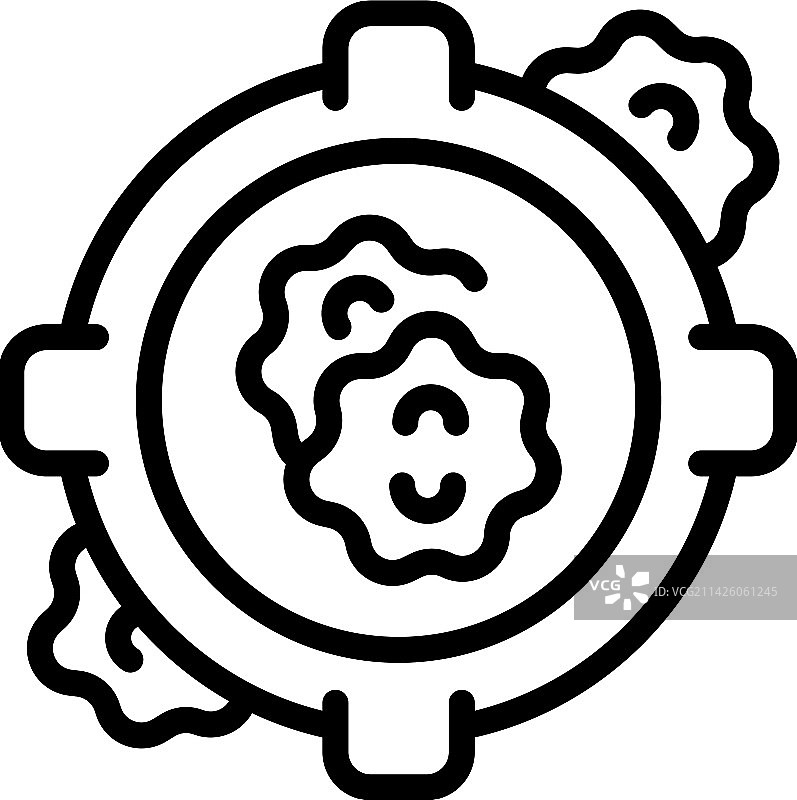 运动目标轮廓图标：球图片素材