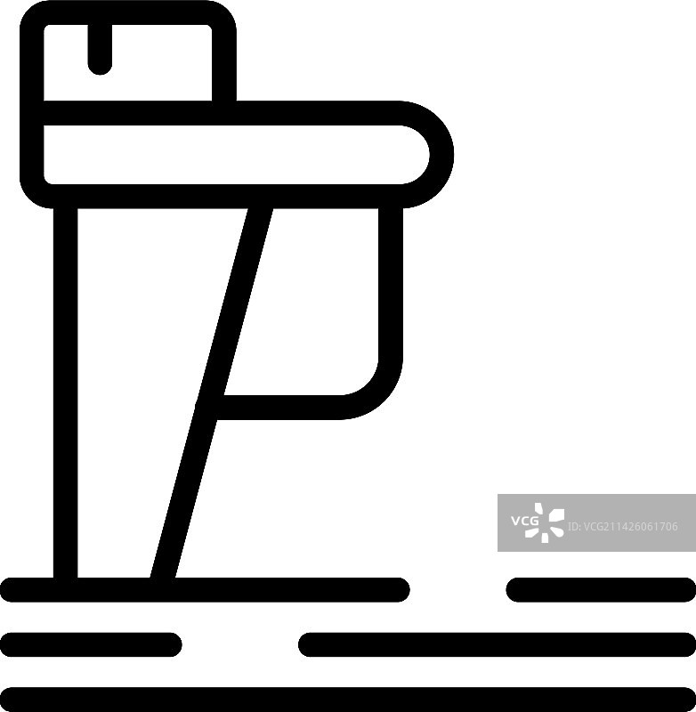 海岸紧急警卫图标轮廓图片素材