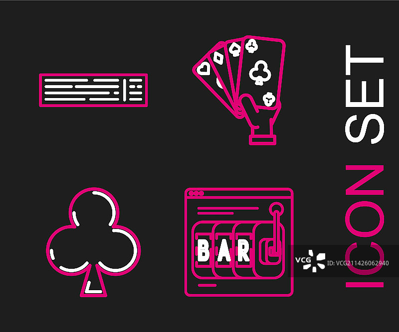 在线老虎机扑克牌图片素材