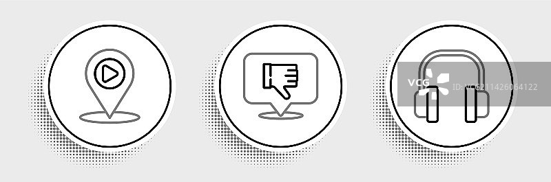 耳机数字媒体播放图片素材