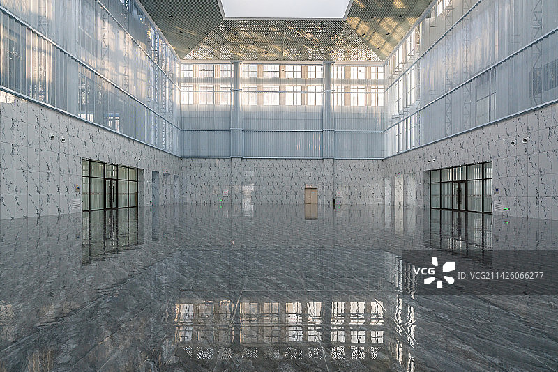 七台河文化中心室内空间图片素材