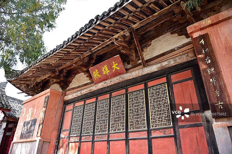 四川省遂宁市蓬溪县宝梵寺航拍图片素材