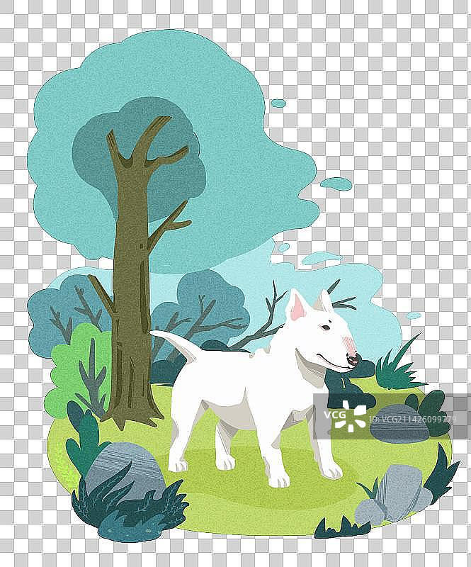 牛头梗图鉴图片素材