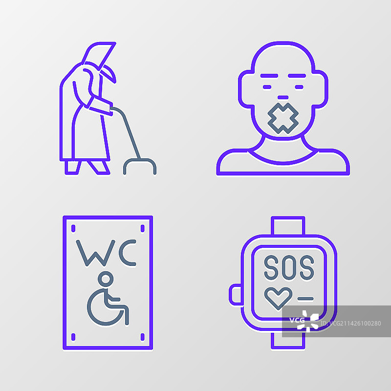 智能手表和独立式马桶图片素材