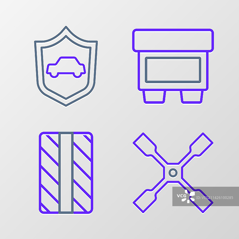 车轮扳手、汽车轮胎、车轮保险丝图片素材