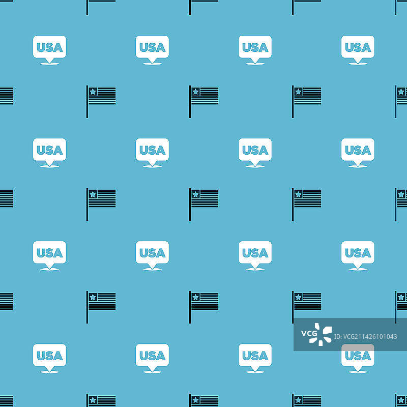 美国国旗和美国独立日图案图片素材