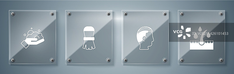 护发精油护理发型套装图片素材