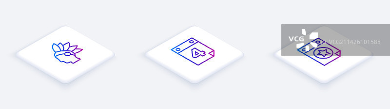 2.5D美洲原住民印第安人图片素材