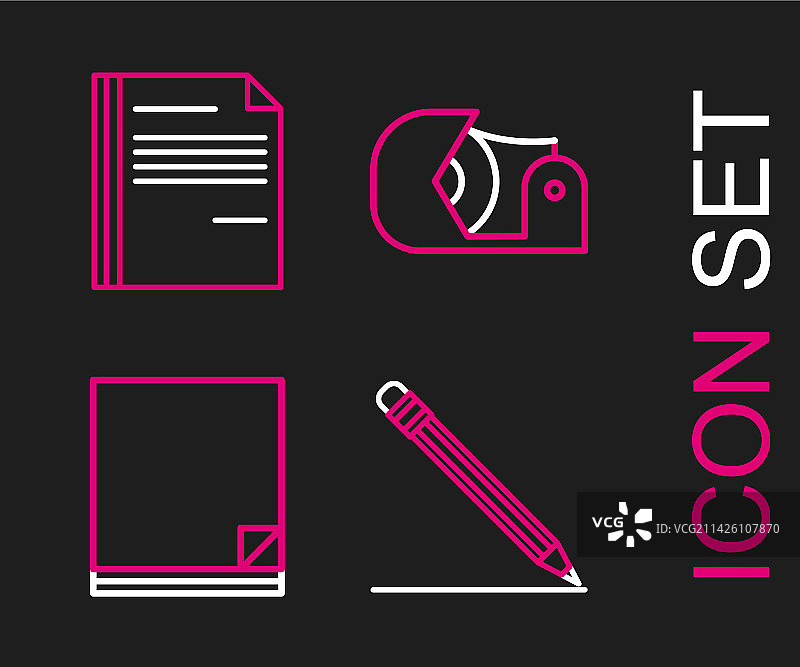 带橡皮擦的铅笔和线条文件图片素材