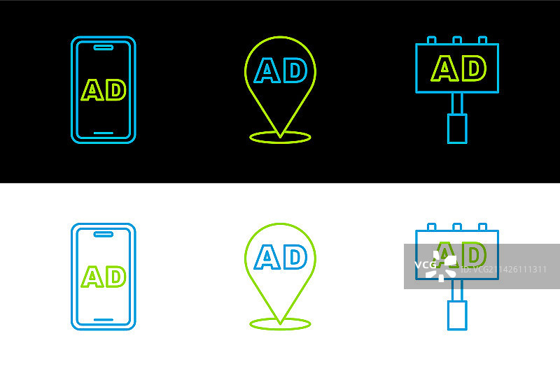 广告和图标图片素材